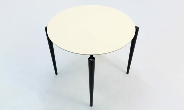Обеденный стол Pawook К 90 со столешницей цвета слоновой кости - лучшие Обеденные столы в INMYROOM