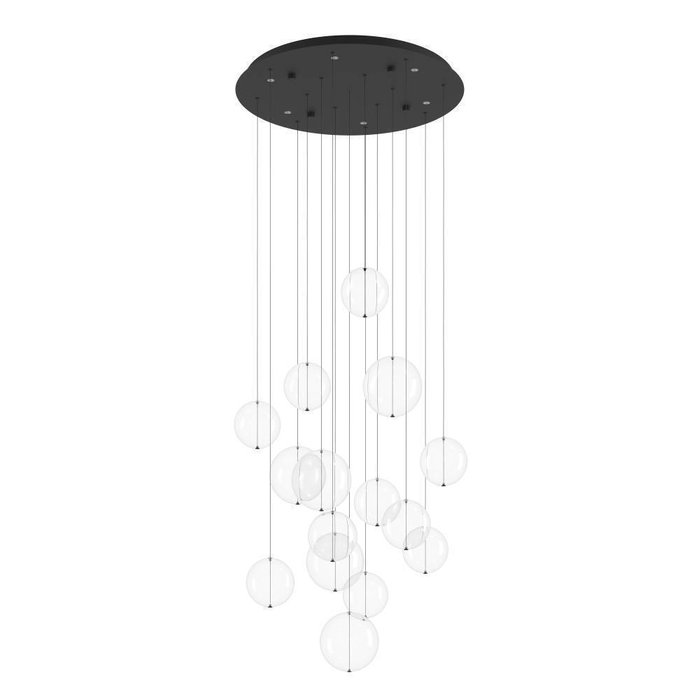 Каскадная люстра Espardello 390333 (стекло, цвет прозрачный)