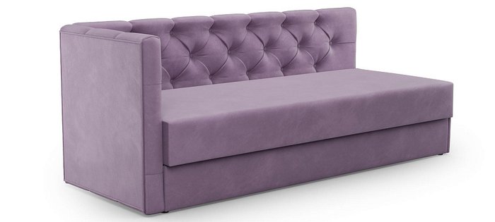 Диван-кровать Охта-2 лилового цвета - лучшие Прямые диваны в INMYROOM Диван-кровать Охта-2 лилового цвета - лучшие Прямые диваны в INMYROOM