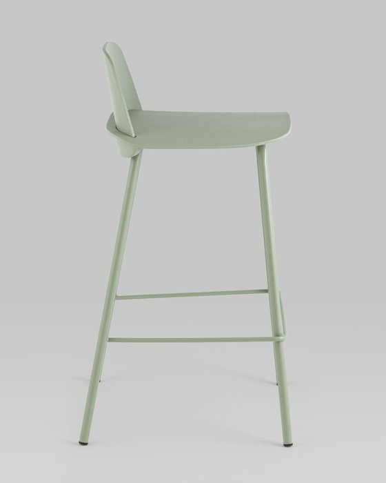 Стул полубарный Mist серо-зеленого цвета - лучшие Барные стулья в INMYROOM