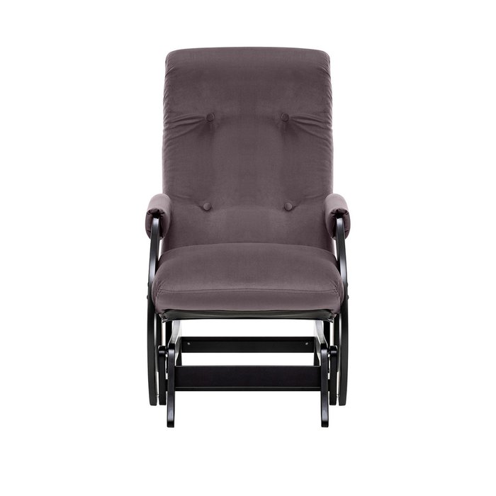 Кресло-качалка Модель 68 коричнево-лилового цвета - купить Интерьерные кресла по цене 17109.0