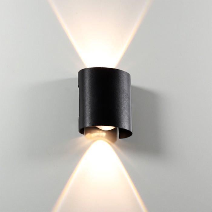 Фасадный светильник Arte Lamp BOSTO A3122AL-2BK - купить Настенные уличные светильники по цене 790.0