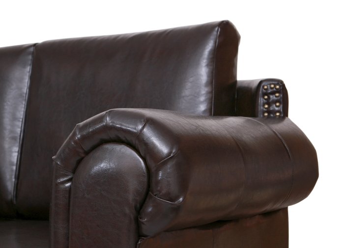 Дизайнерские диваны Toren brown темно-коричневого цвета - лучшие Прямые диваны в INMYROOM