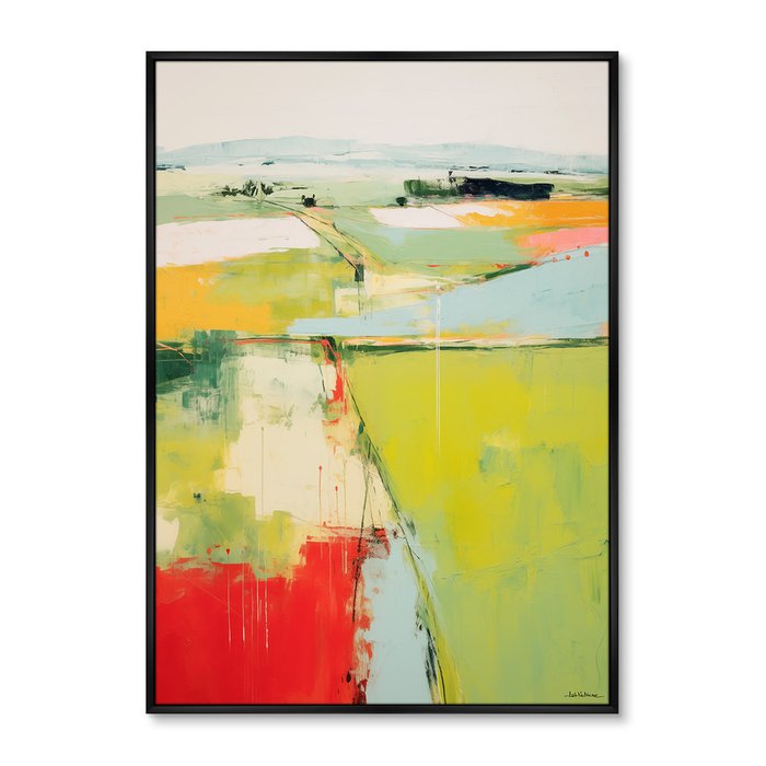 Репродукция картины Landscape collection, Lines, No 2, 2024г.