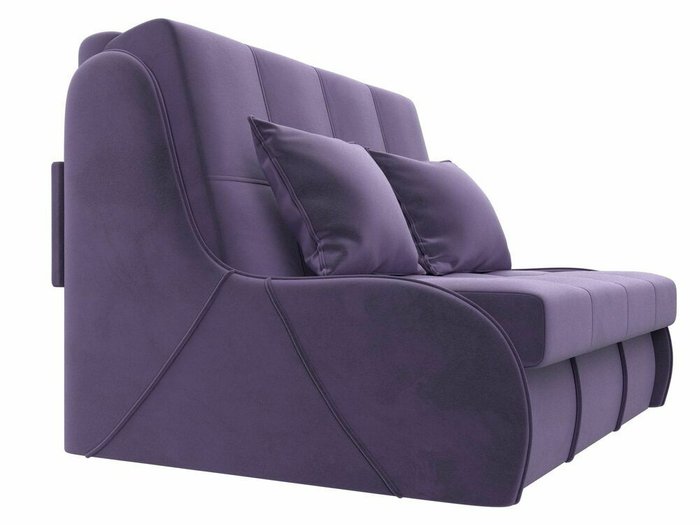 Прямой диван-кровать Риттэр фиолетового цвета - лучшие Прямые диваны в INMYROOM