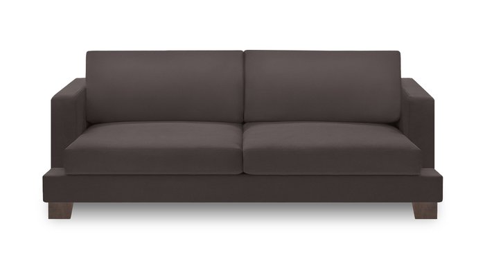 Диван-кровать Дрезден темно-коричневого цвета - лучшие Прямые диваны в INMYROOM