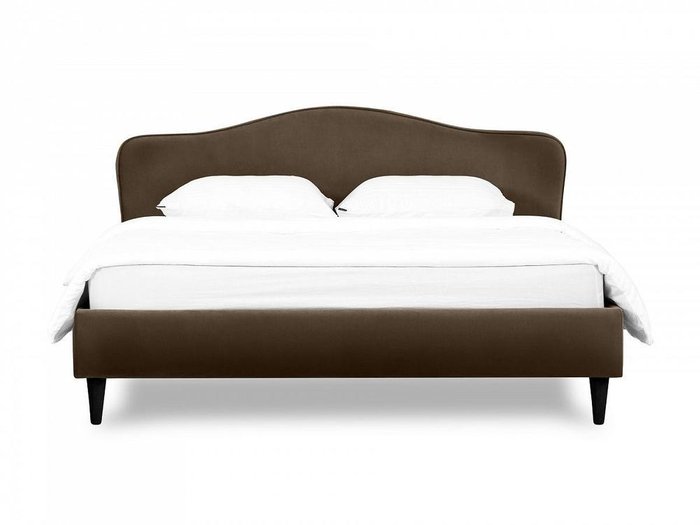 Кровать Queen II Elizabeth L 160х200 темно-коричневого цвета - лучшие Кровати для спальни в INMYROOM