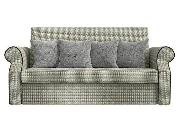 Диван-кровать Софт бежево-серого цвета - купить Прямые диваны по цене 39990.0