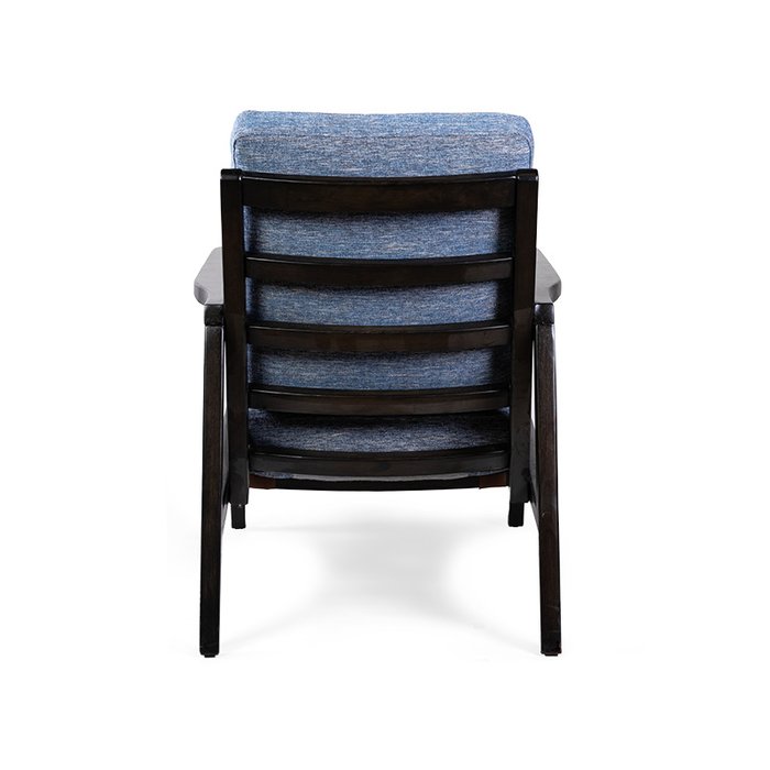 Кресло Peyote голубого цвета из массива дерева - купить Интерьерные кресла по цене 35212.0