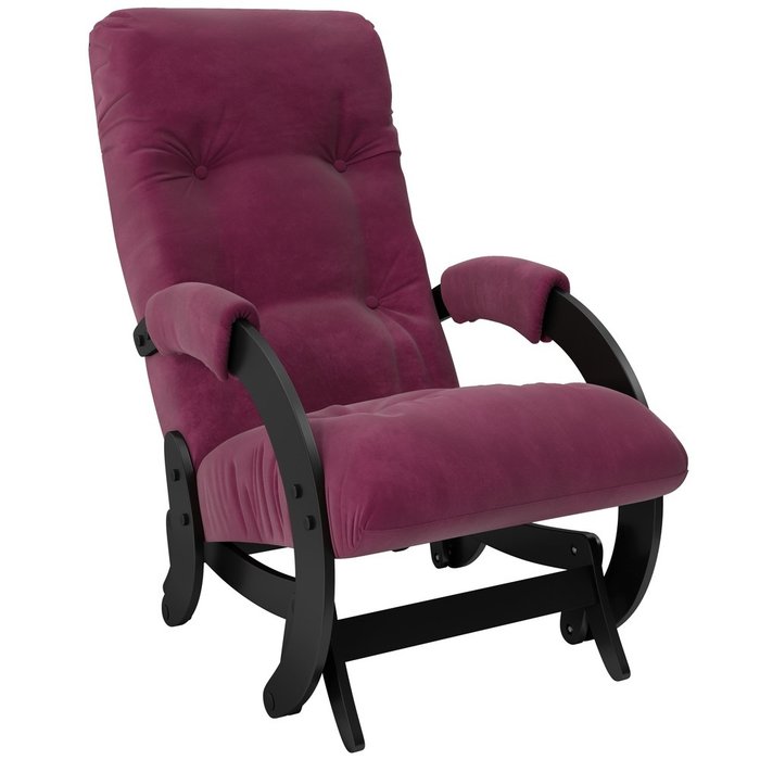 Кресло-глайдер Модель 68 с обивкой бордового цвета