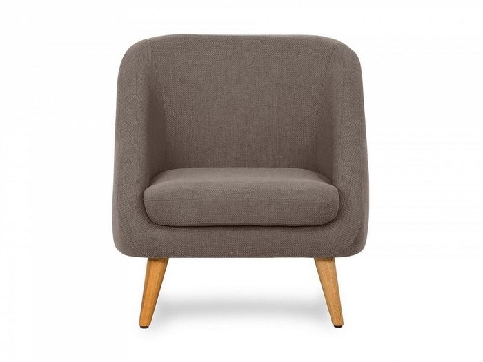 Кресло Corsica серо-коричневого цвета - купить Интерьерные кресла по цене 23900.0