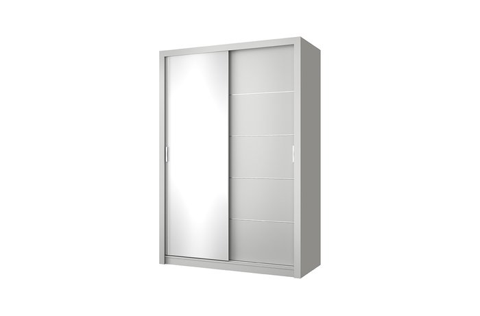 Шкаф-купе Lyon серого цвета