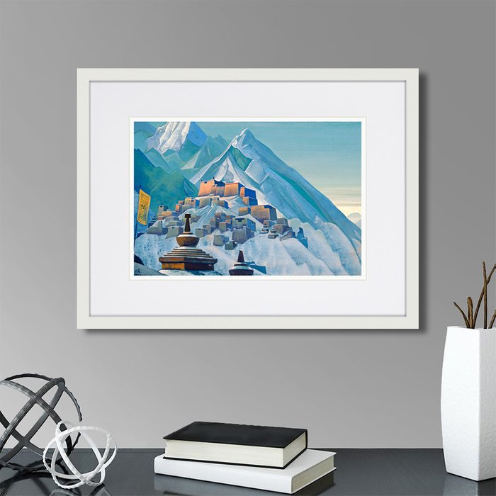 Набор из четырех репродукций картин Священные Гималаи №3  - лучшие Картины в INMYROOM