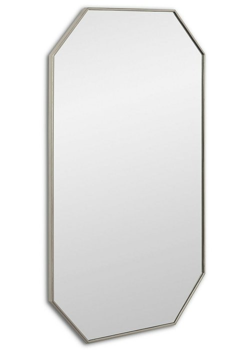 Настенное зеркало Stilig M в раме серебряного цвета - купить Настенные зеркала по цене 16900.0