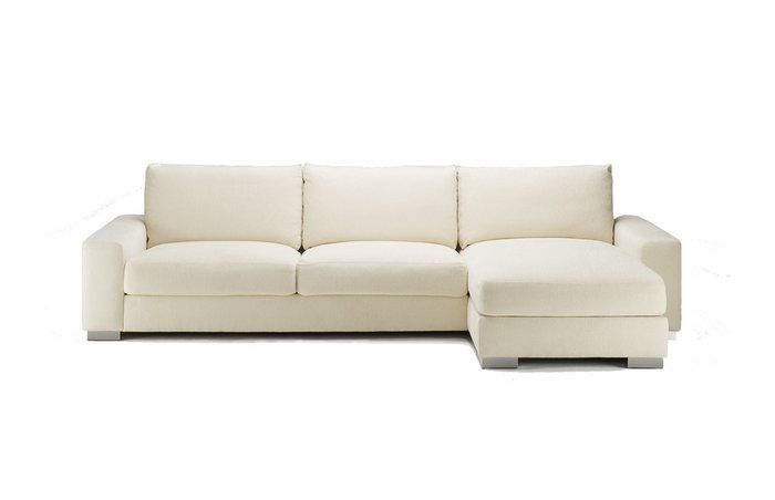 Угловой диван Modena белого цвета