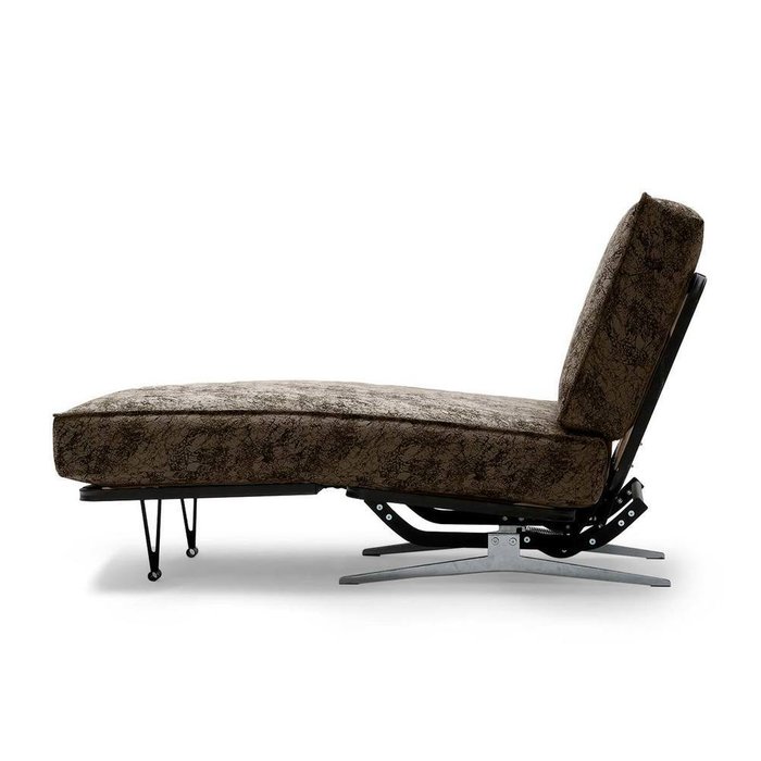 Угловой диван-кровать Арни Marble коричневого цвета - лучшие Угловые диваны в INMYROOM