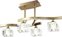 Потолочная люстра с плафонами из стекла Mantra Cuadrax Bronze - купить Потолочные люстры по цене 36991.0 Потолочная люстра с плафонами из стекла Mantra Cuadrax Bronze - купить Потолочные люстры по цене 36991.0