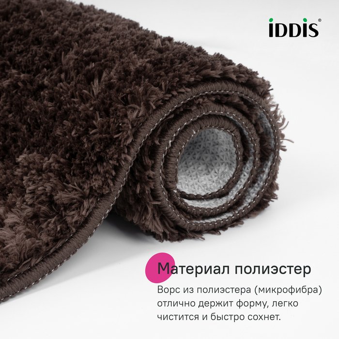 Коврик для ванной комнаты 70x120 темно-коричневого цвета - купить Коврики для ванной по цене 2990 Коврик для ванной комнаты 70x120 темно-коричневого цвета - купить Коврики для ванной по цене 2990