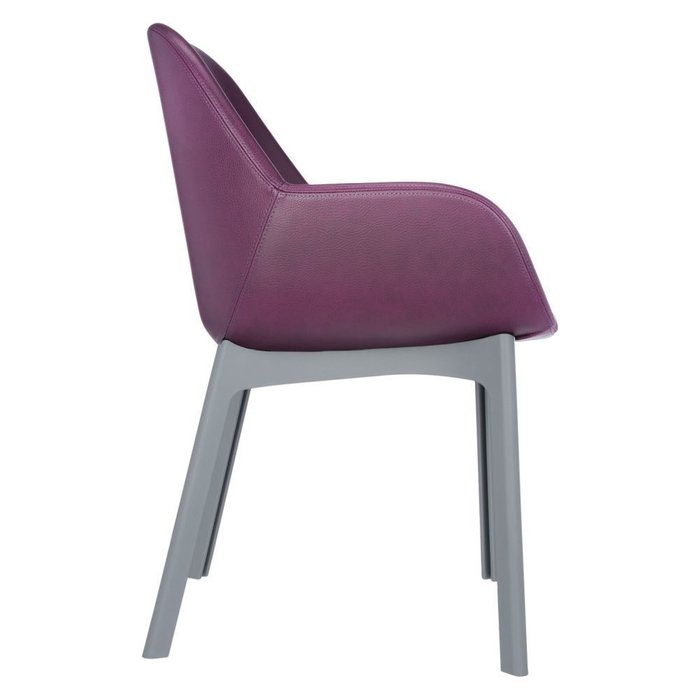 Стул Clap серо-фиолетового цвета - лучшие Обеденные стулья в INMYROOM