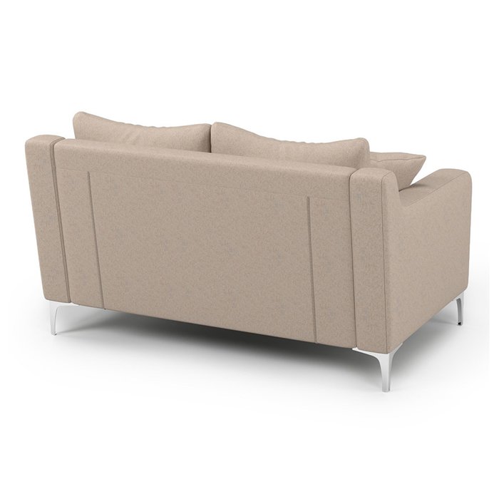 Двухместный диван Mendini ST бежевого цвета - лучшие Прямые диваны в INMYROOM