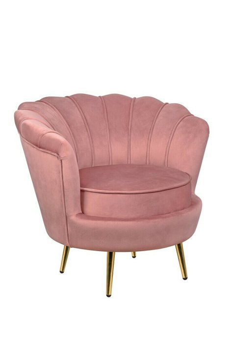 Кресло Pearl розового цвета