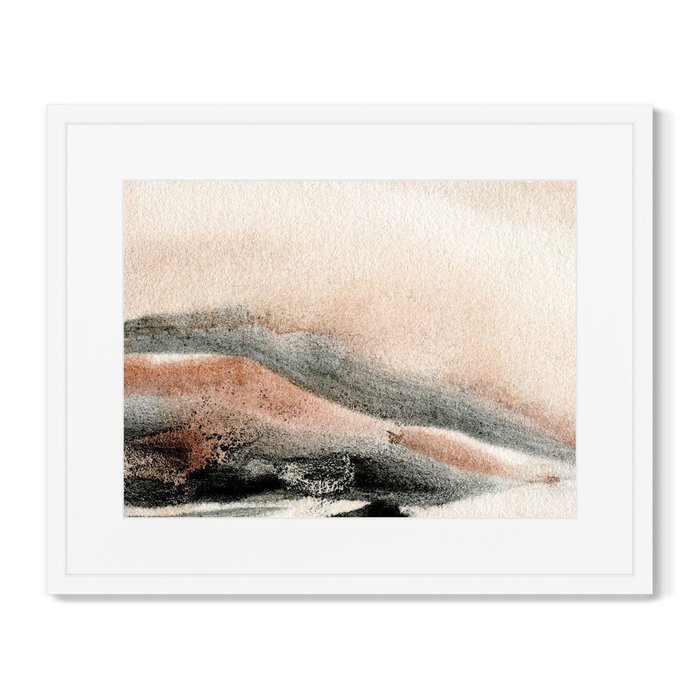 Набор из 2-х репродукций картин в раме Sun rises over the dunes - лучшие Картины в INMYROOM