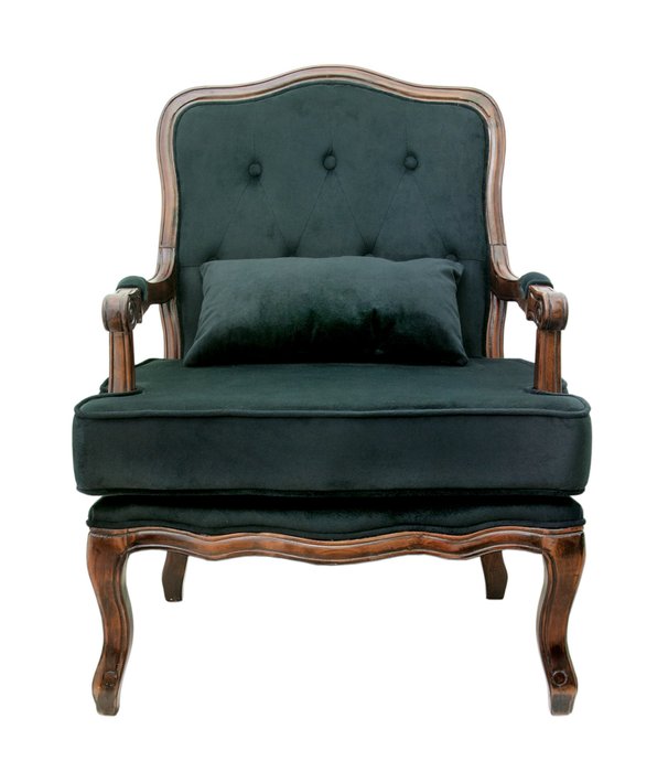 Кресло Nitro button black черного цвета - купить Интерьерные кресла по цене 58000.0