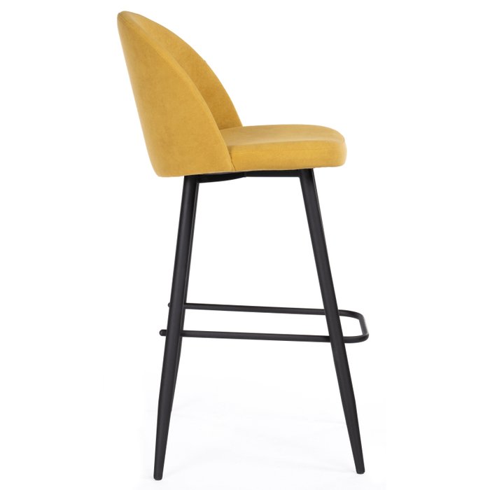 Барный стул Сондре горчичного цвета - лучшие Барные стулья в INMYROOM