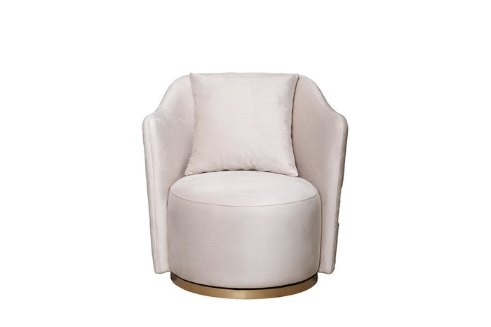 Кресло Verona бежевого цвета - купить Интерьерные кресла по цене 49300.0