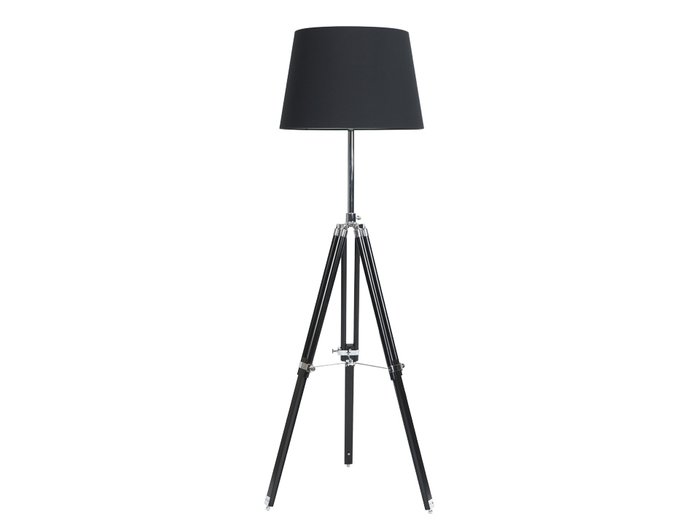 Торшер Tripod черного цвета Торшер Tripod черного цвета