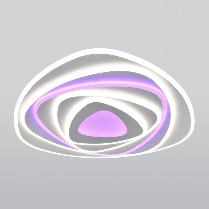 Потолочный светодиодный светильник с пультом управления 90225/1 белый Coloris