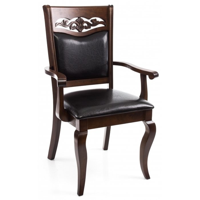 Обеденный стул Drage cappuccino из массива гевеи Обеденный стул Drage cappuccino из массива гевеи