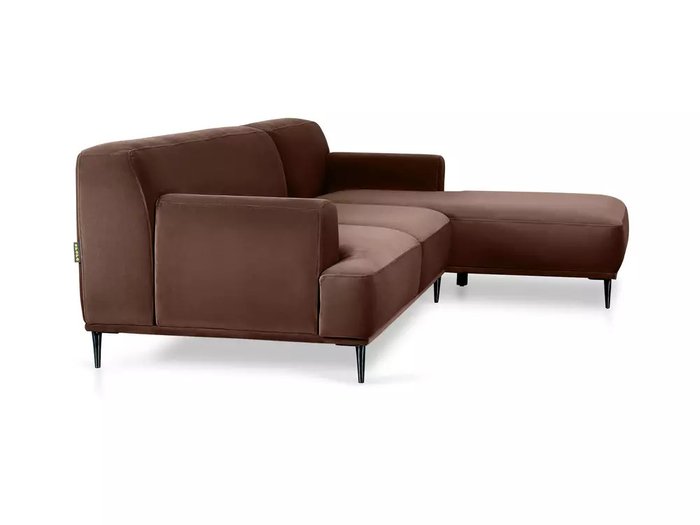 Угловой диван Portofino темно-коричневого цвета - купить Угловые диваны по цене 121680.0