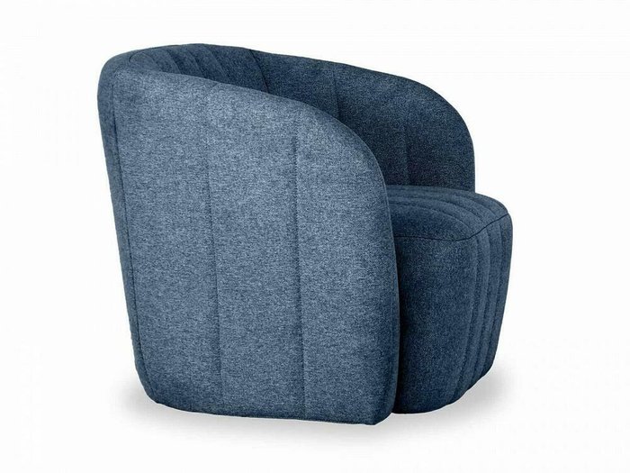 Кресло Lecco синего цвета - лучшие Интерьерные кресла в INMYROOM