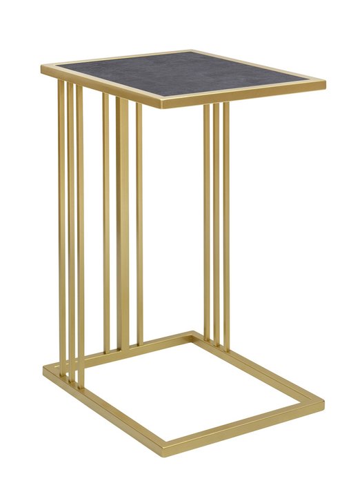 Кофейный столик Soho серо-золотого цвета