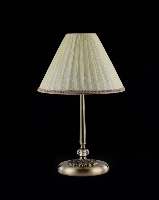 Настольная лампа Soffia с бежевым абажуром - купить Настольные лампы по цене 8100.0