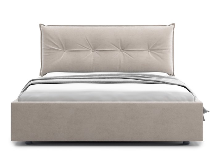 Кровать Cedrino 120х200 бежевого цвета с подъемным механизмом - купить Кровати для спальни по цене 37200.0