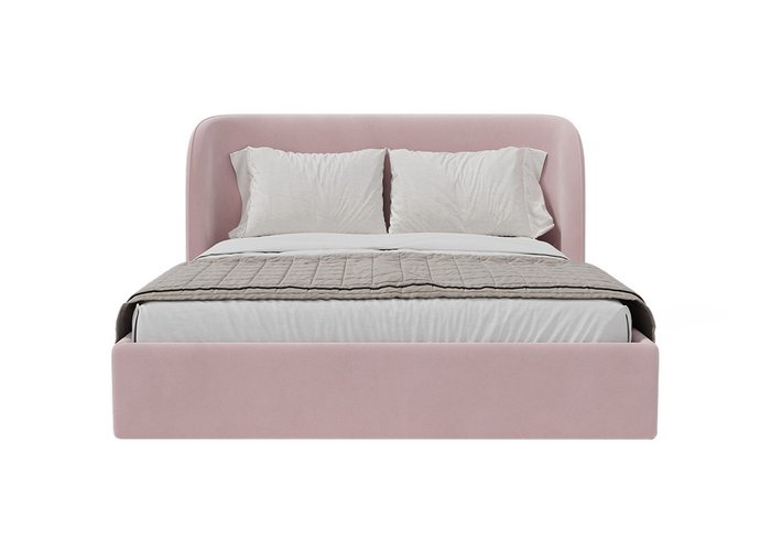Кровать Classic 160х200 розового цвета с подъемным механизмом - купить Кровати для спальни по цене 98900.0