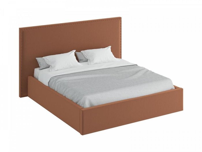 Кровать Blues коричневого цвета с подъемным механизмом 200x200