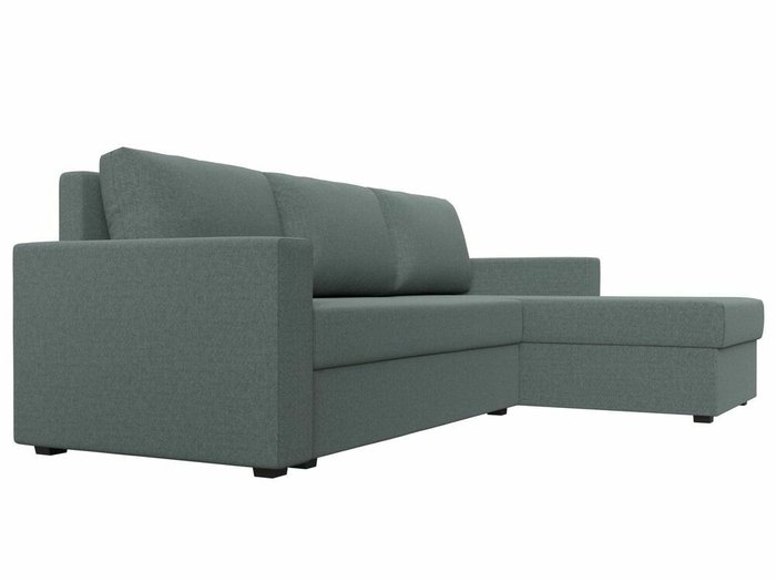 Угловой диван-кровать Траумберг Лайт серого цвета правый угол - лучшие Угловые диваны в INMYROOM