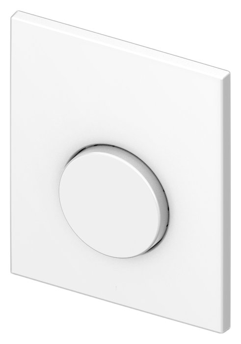 Кнопка смыва Tece Loop Urinal белого цвета однорежимная - купить Кнопка смыва по цене 15561.0