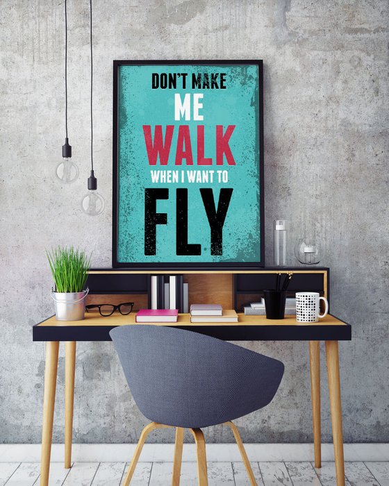 ПОСТЕР 'I WANT TO FLY'