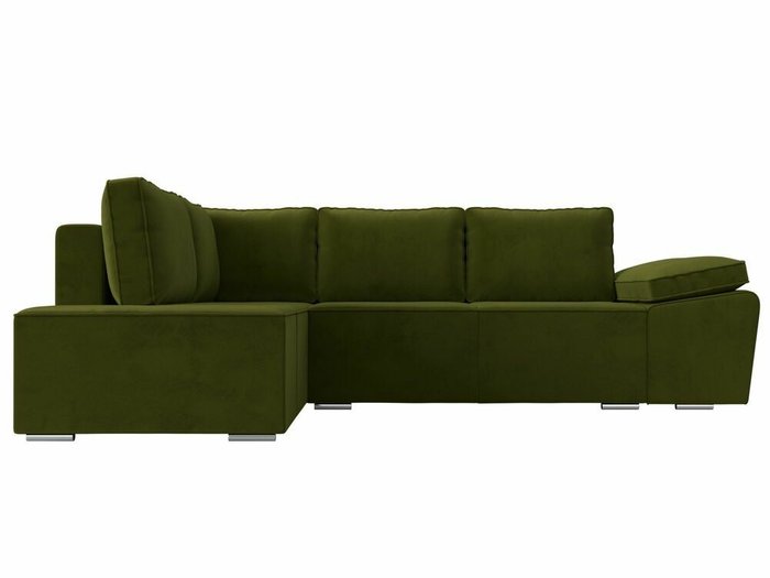 Угловой диван-кровать Хьюго зеленого цвета левый угол - купить Угловые диваны по цене 59999.0