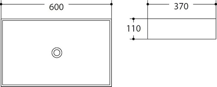 Раковина Artamp;Max белая накладная - лучшие Раковины для ванной комнаты в INMYROOM