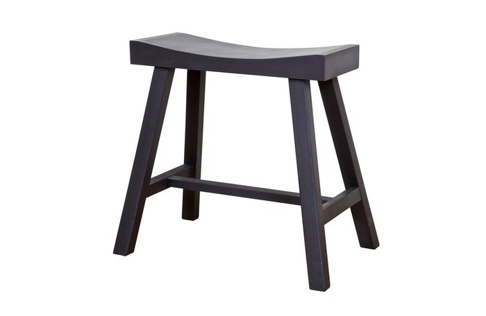 Табурет DE EEKHOORN "Charcoal stool wood black" - купить Табуреты по цене 8466.0