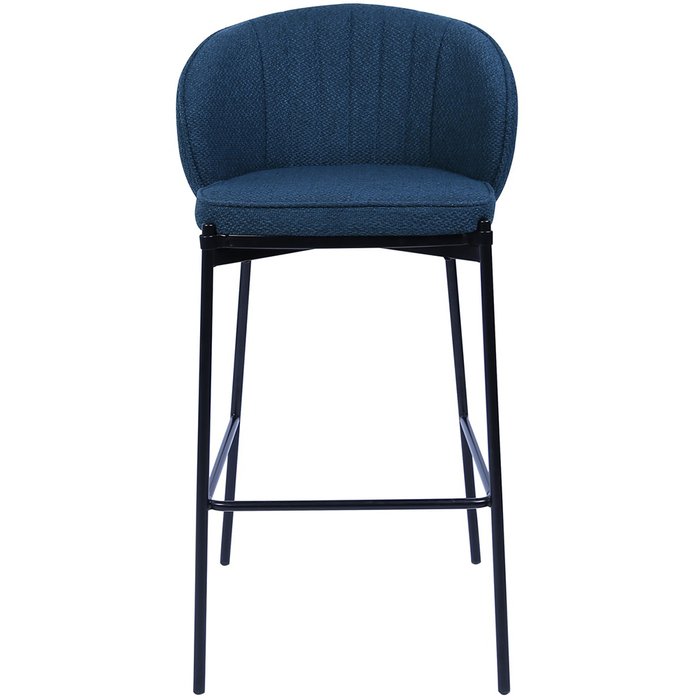 Стул барный Milan темно-синего цвета - купить Барные стулья по цене 14230.0