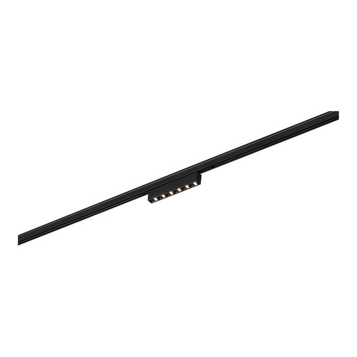 Магнитный трековый светильник Черный LED 1*5W 3000K 220Lm Ra>90 IP20 L100xW10xH18 24V SUPER5 - купить Трековые светильники по цене 2365.0 Магнитный трековый светильник Черный LED 1*5W 3000K 220Lm Ra>90 IP20 L100xW10xH18 24V SUPER5 - купить Трековые светильники по цене 2365.0