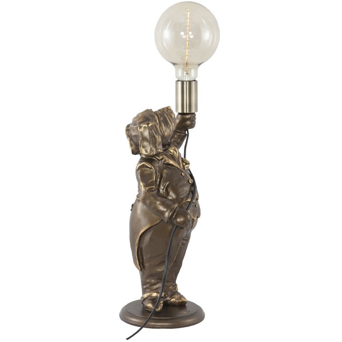 Лампа настольная Бернард бронзового цвета - купить Настольные лампы по цене 15741.0