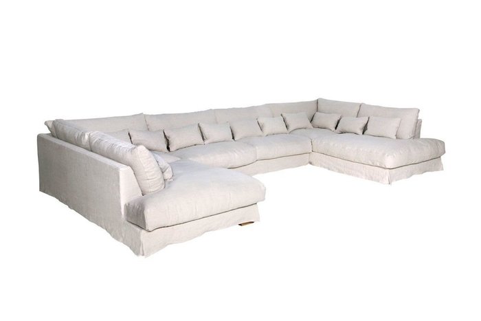 Угловой диван Heaven молочного цвета - купить Угловые диваны по цене 1882450.0