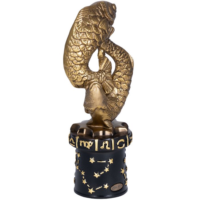 Статуэтка Знак зодиака Рыбы бронзового цвета - купить Фигуры и статуэтки по цене 5595.0